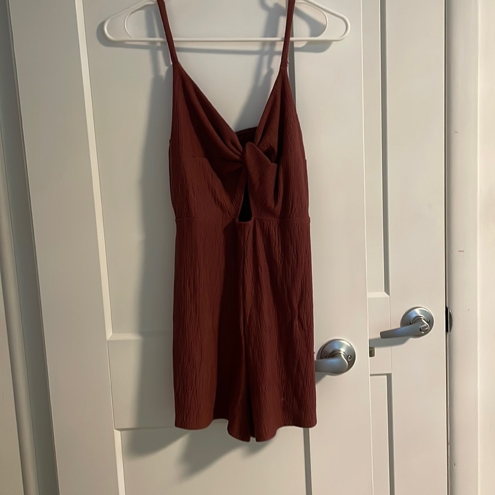 Maroon Romper